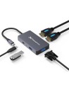 DOCK HUB USB-C PHOENIX 5 EN 1 HDMI 4K/VGA/USB 3.0 BLACK