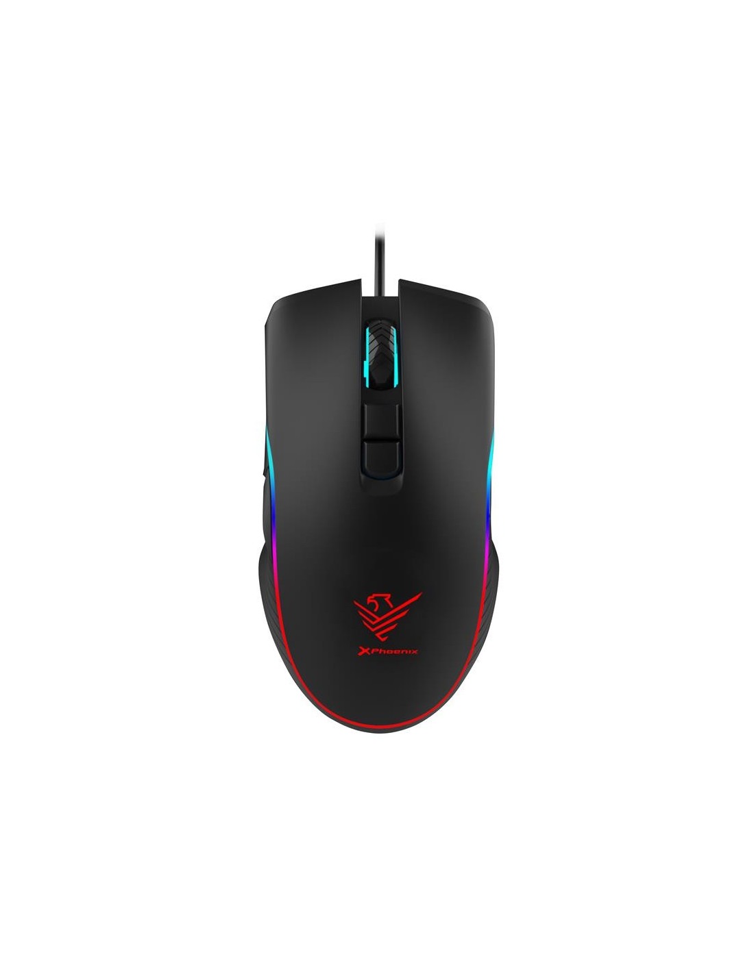 RATON PHOENIX GAMING USB RGB 7200 DPI 7 BOTONES