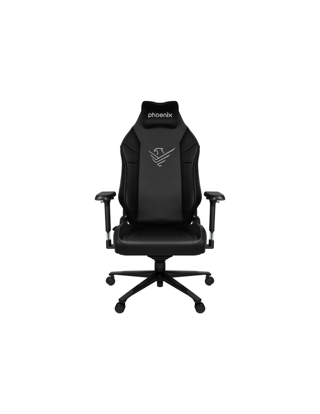 SILLA GAMING PHOENIX CUERO MONARCH TALLA R BLACK
