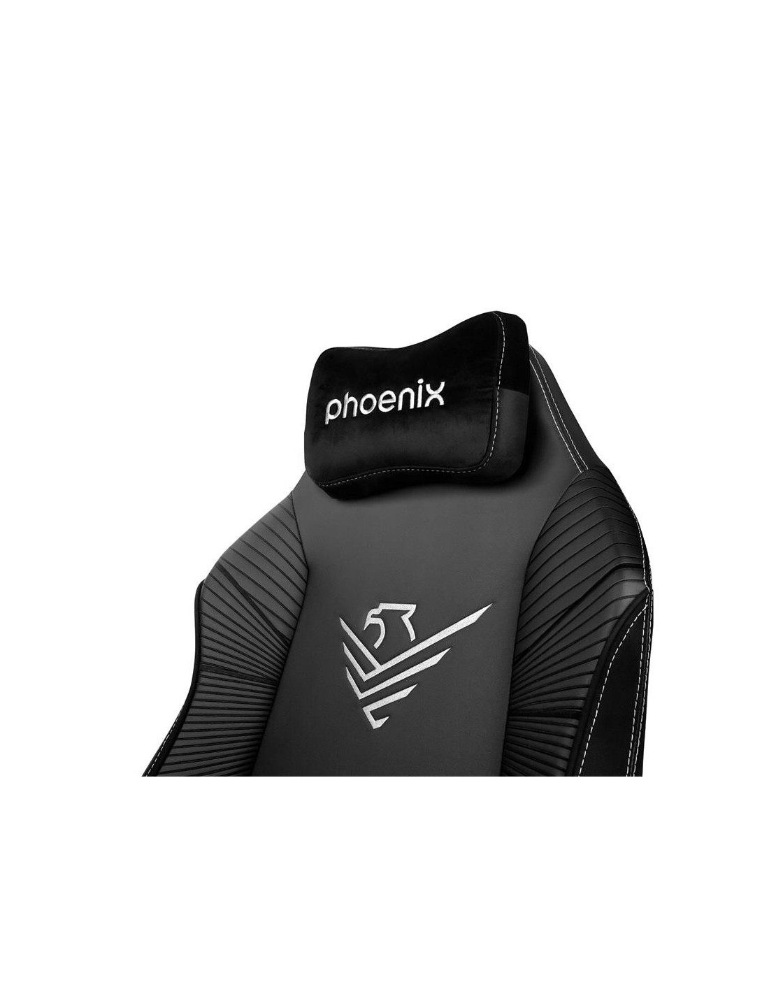 SILLA GAMING PHOENIX CUERO MONARCH TALLA R BLACK