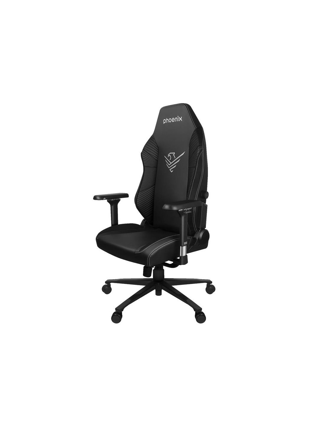 SILLA GAMING PHOENIX CUERO MONARCH TALLA R BLACK