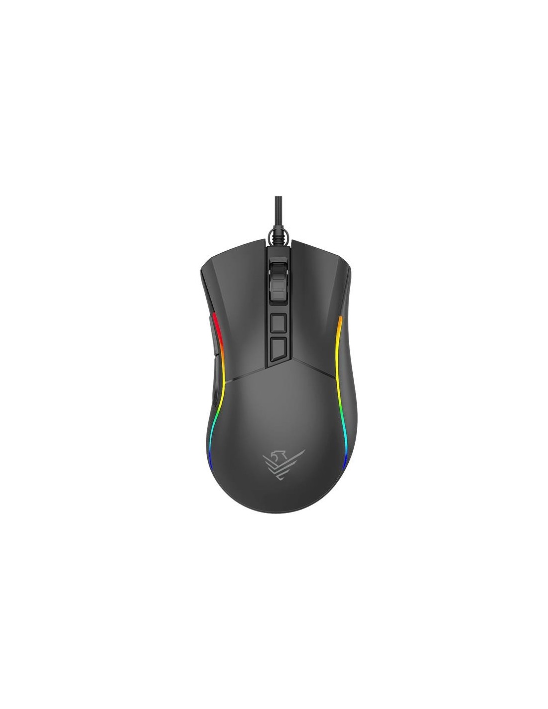 RATON PHOENIX GAMING VOID USB RGB 12000 DPI 7 BOTONES BLACK