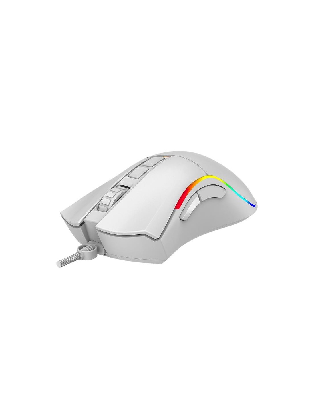 RATON PHOENIX GAMING VOID USB RGB 12000 DPI 7 BOTONES WHITE