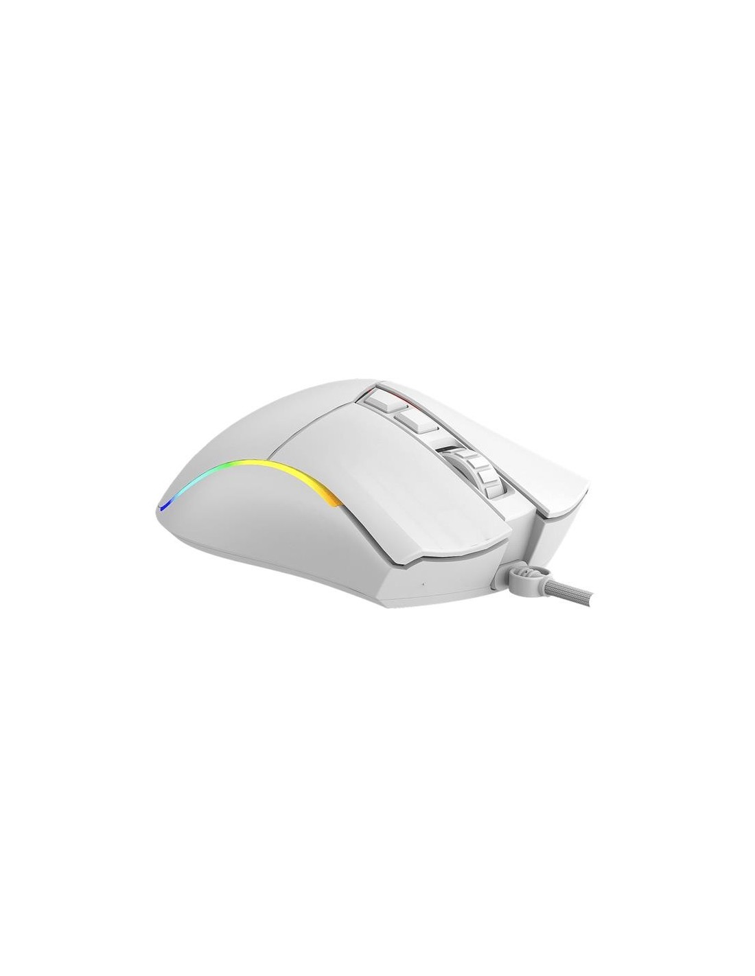 RATON PHOENIX GAMING VOID USB RGB 12000 DPI 7 BOTONES WHITE