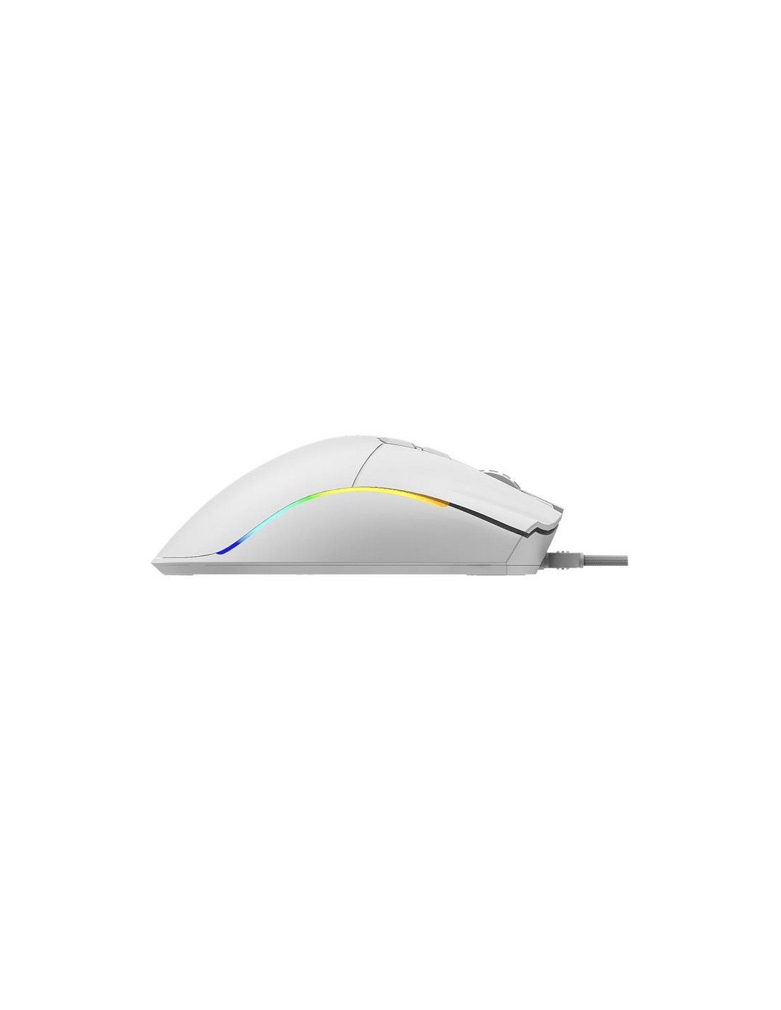 RATON PHOENIX GAMING VOID USB RGB 12000 DPI 7 BOTONES WHITE