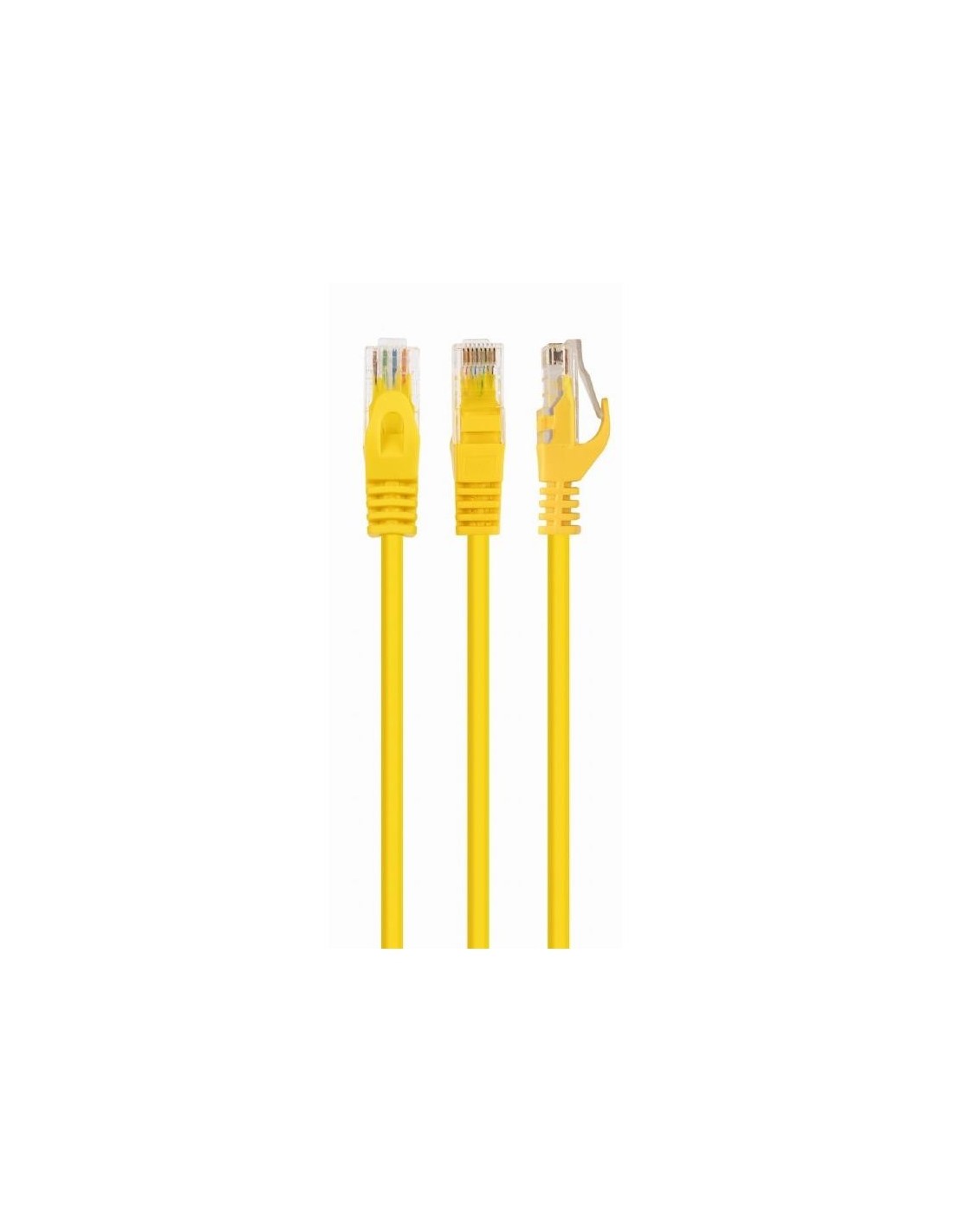 CABLE DE RED CAT.6 UTP 0.5M GEMBIRD YELLOW