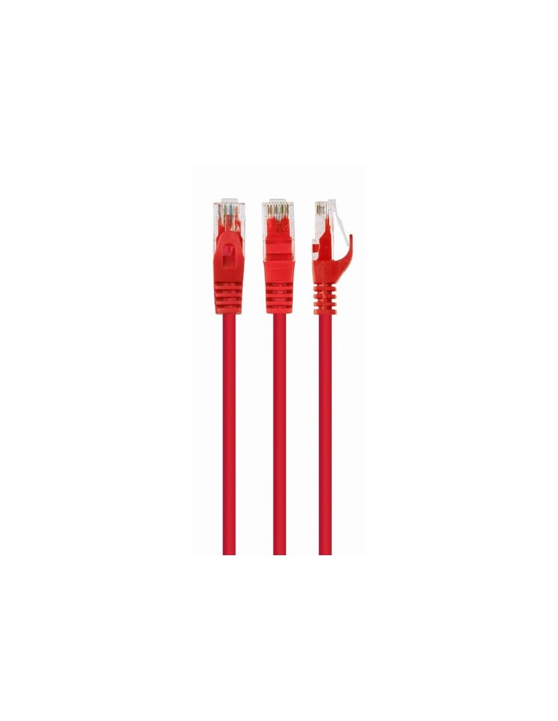 CABLE DE RED CAT.6 UTP 1M GEMBIRD RED