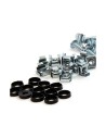TUERCAS + TORNILLOS METALICOS POWERGREEN PARA RACK ( PACK 50 UDS )