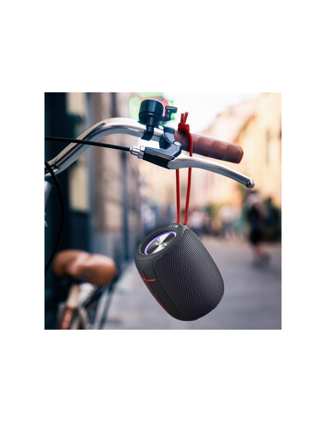 ALTAVOCES NGS ROLLER NITRO RGB PORTATIL WATERPROOF IPX5/BT/USB/AUX BLUE