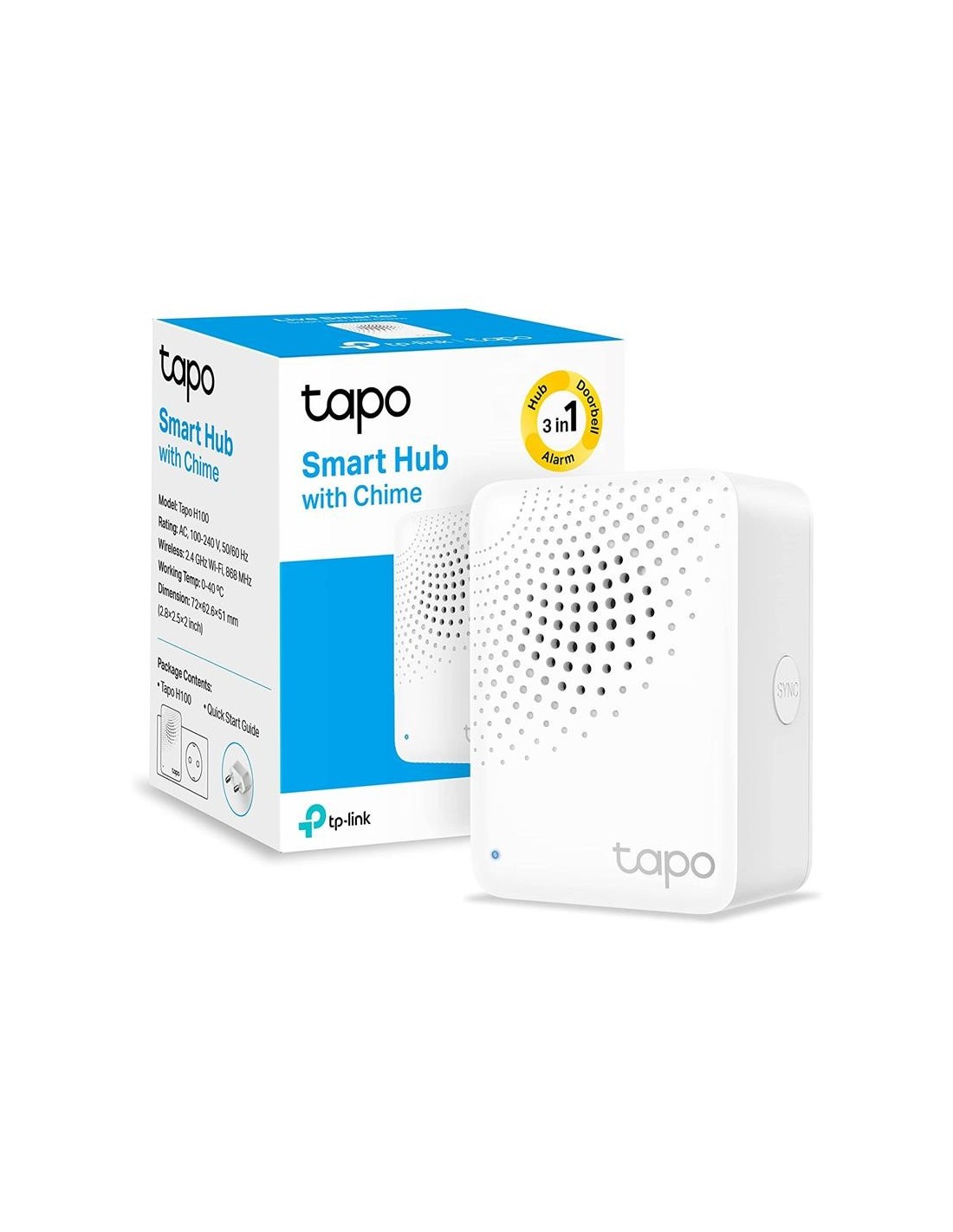 HUB CON SIRENA TIMBRE TP-LINK TAPO H100