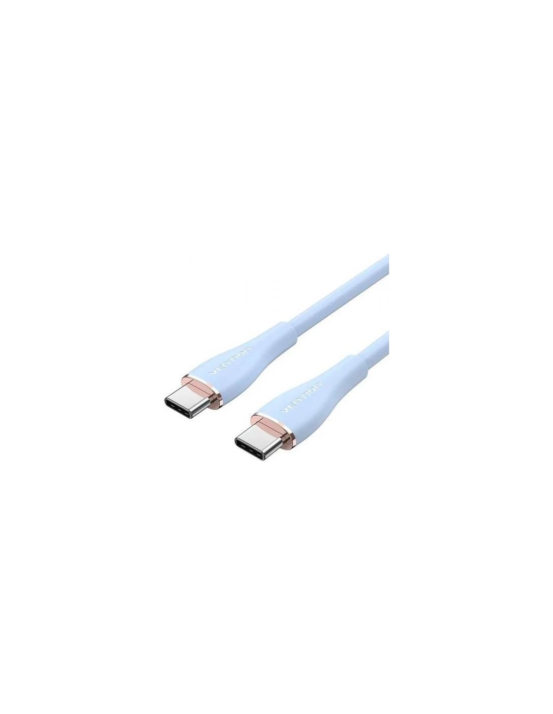 CABLE USB-C VENTION TIPO USB-C/M - USB-C/M 480MBPS 5A 100W 1.5M BLUE