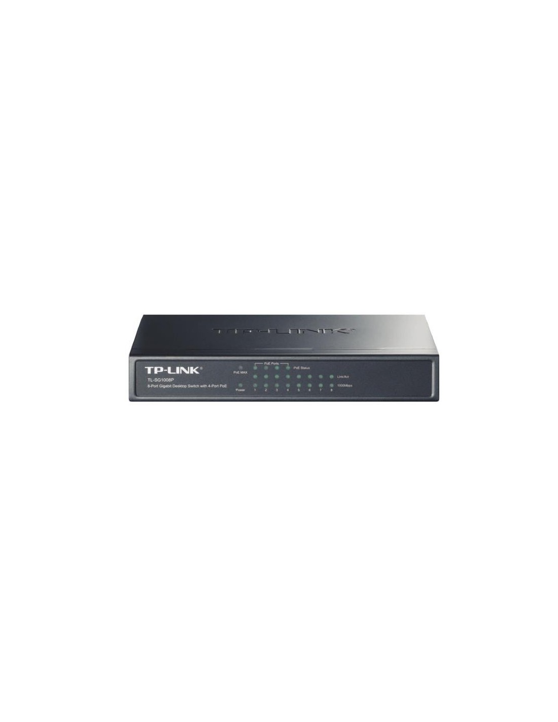 SWITCH TP-LINK GIGABIT 8 PUERTOS TL-SG1008P (4XPOE)