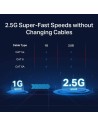 SWITCH TP-LINK GIGABIT 5 PUERTOS 2.5G TL-SG105-M2 METALICA