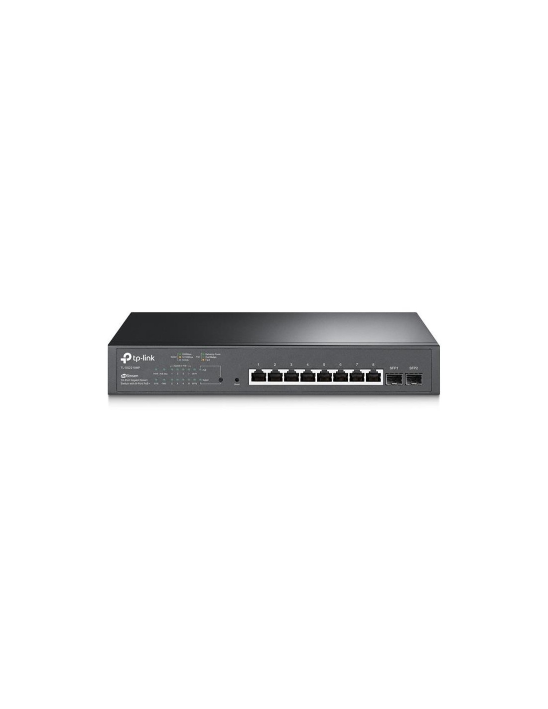 SWITCH TP-LINK OMADA GIGABIT 10 PUERTOS TL-SG2210MP 8 POE + 2 SFP