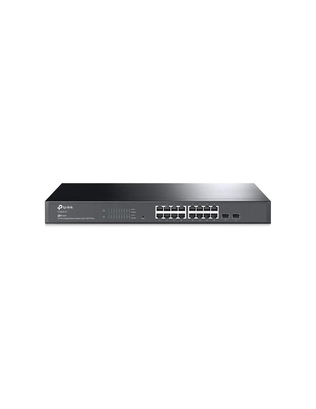 SWITCH TP-LINK JETSTREAM 16 PUERTOS GIGABIT +2 SFP RACK 19