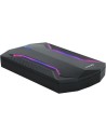 CAJA EXTERNA TOOQ  GAMING 2.5 SSD SATA USB RGB BLACK