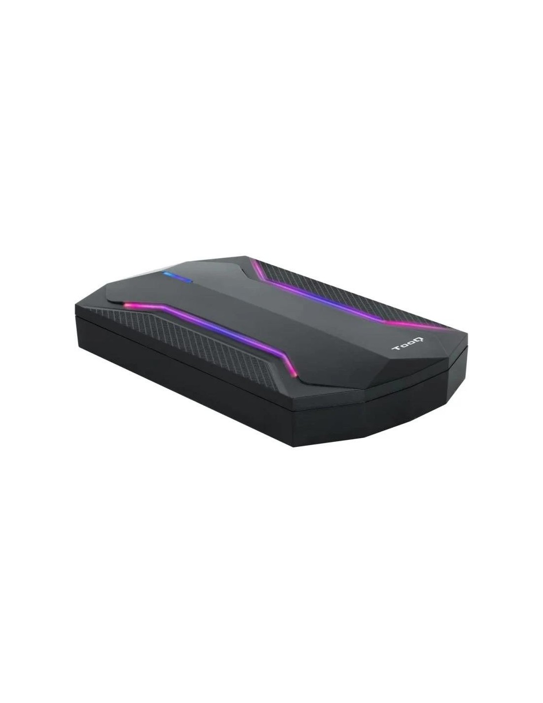 CAJA EXTERNA TOOQ  GAMING 2.5 SSD SATA USB RGB BLACK