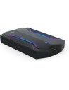 CAJA EXTERNA TOOQ  GAMING 2.5 SSD SATA USB RGB BLACK