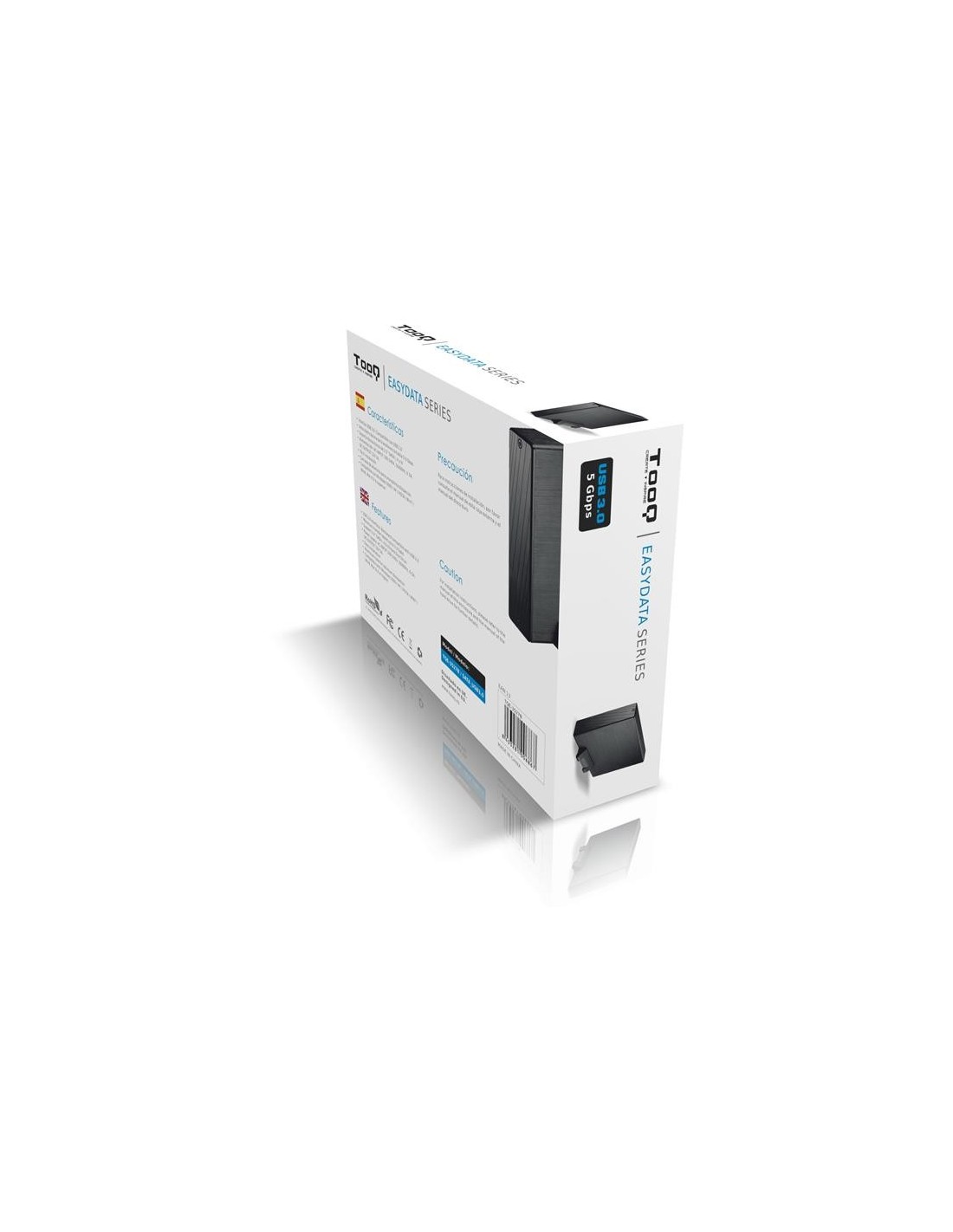 CAJA EXTERNA TOOQ HDD 3.5 USB 3.0 BLACK