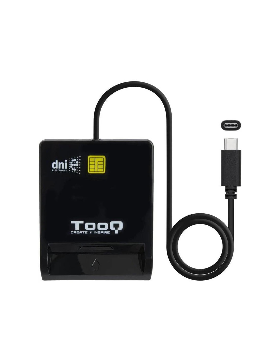 LECTOR DE TARJETAS DNIE TOOQ TQR-211 DNI USB-C BLACK