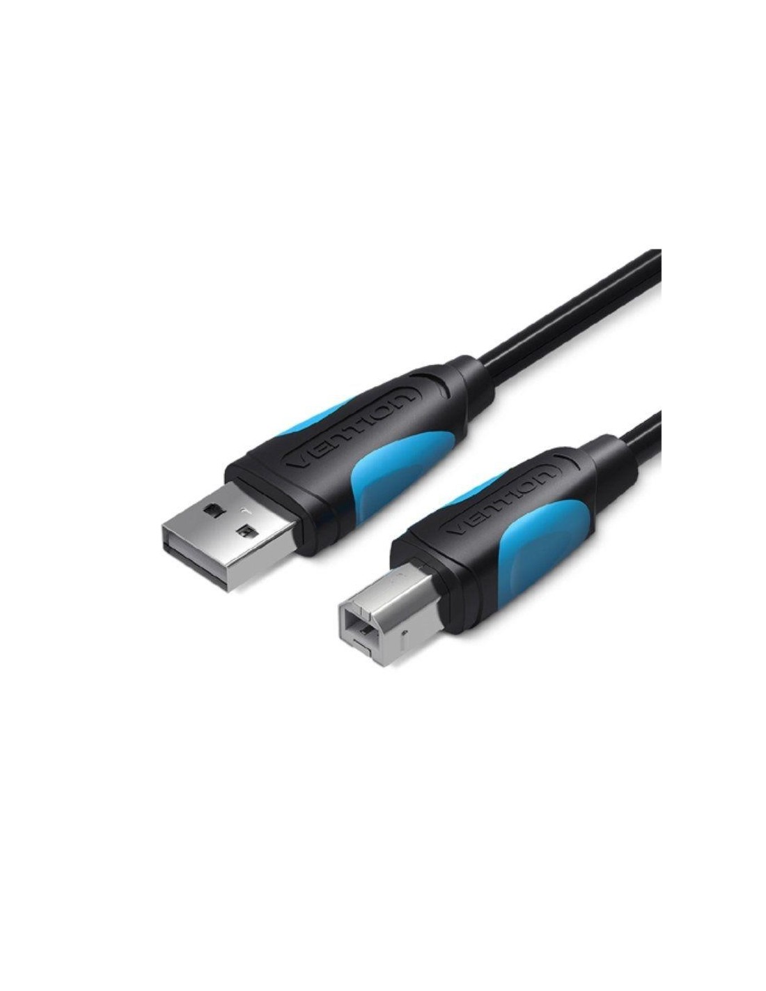 CABLE USB 2.0 VENTION USB-A/M - USB-B/M 1M 480MBPS BLACK