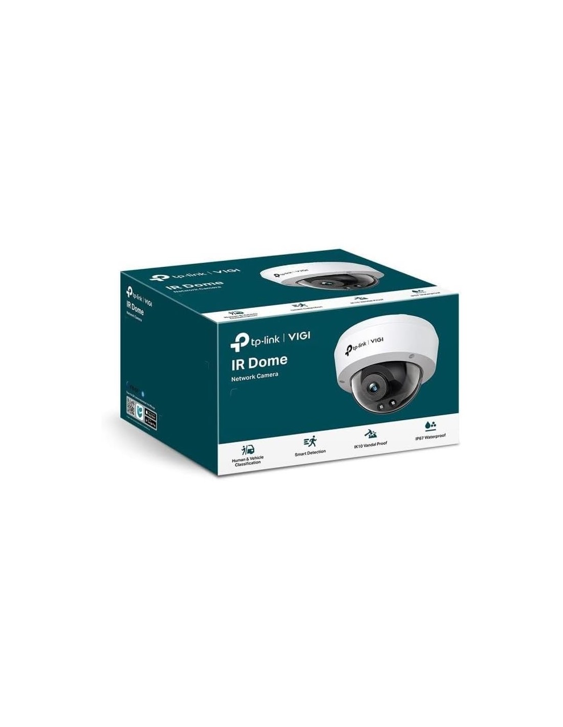 CAMARA IP TP-LINK VIGI DOMO EXTERIOR 2MP 2.8MM IR 30M IP67 POE