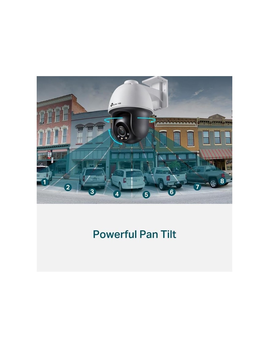 CAMARA IP TP-LINK VIGI PT 4MP 4MM IR 30M IP66 POE