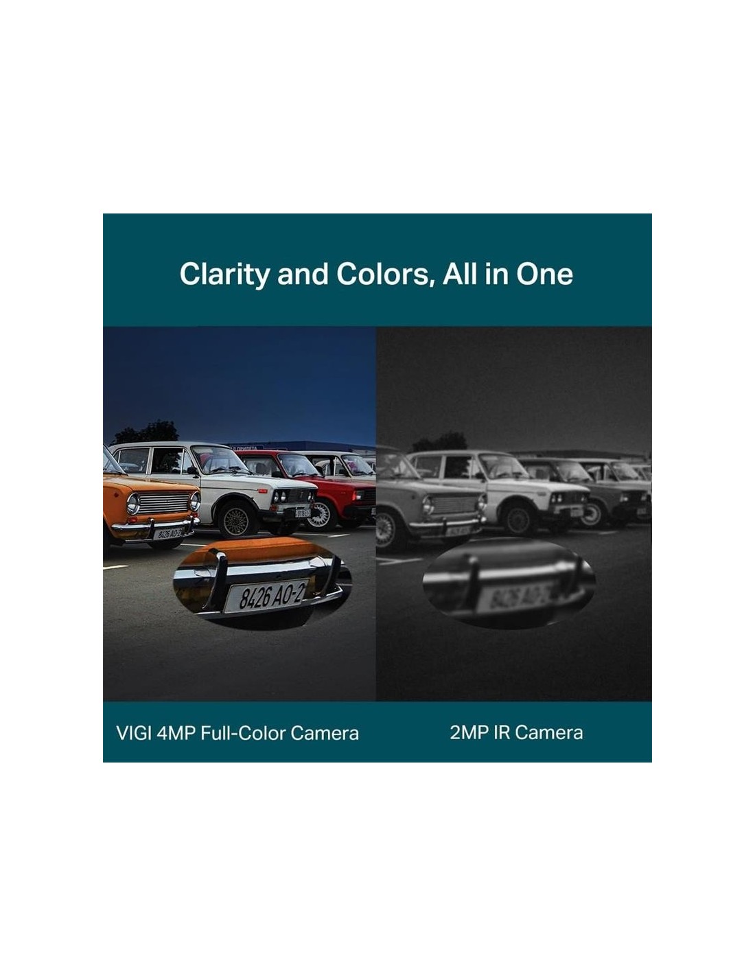 CAMARA IP TP-LINK VIGI PT 4MP 4MM IR 30M IP66 POE