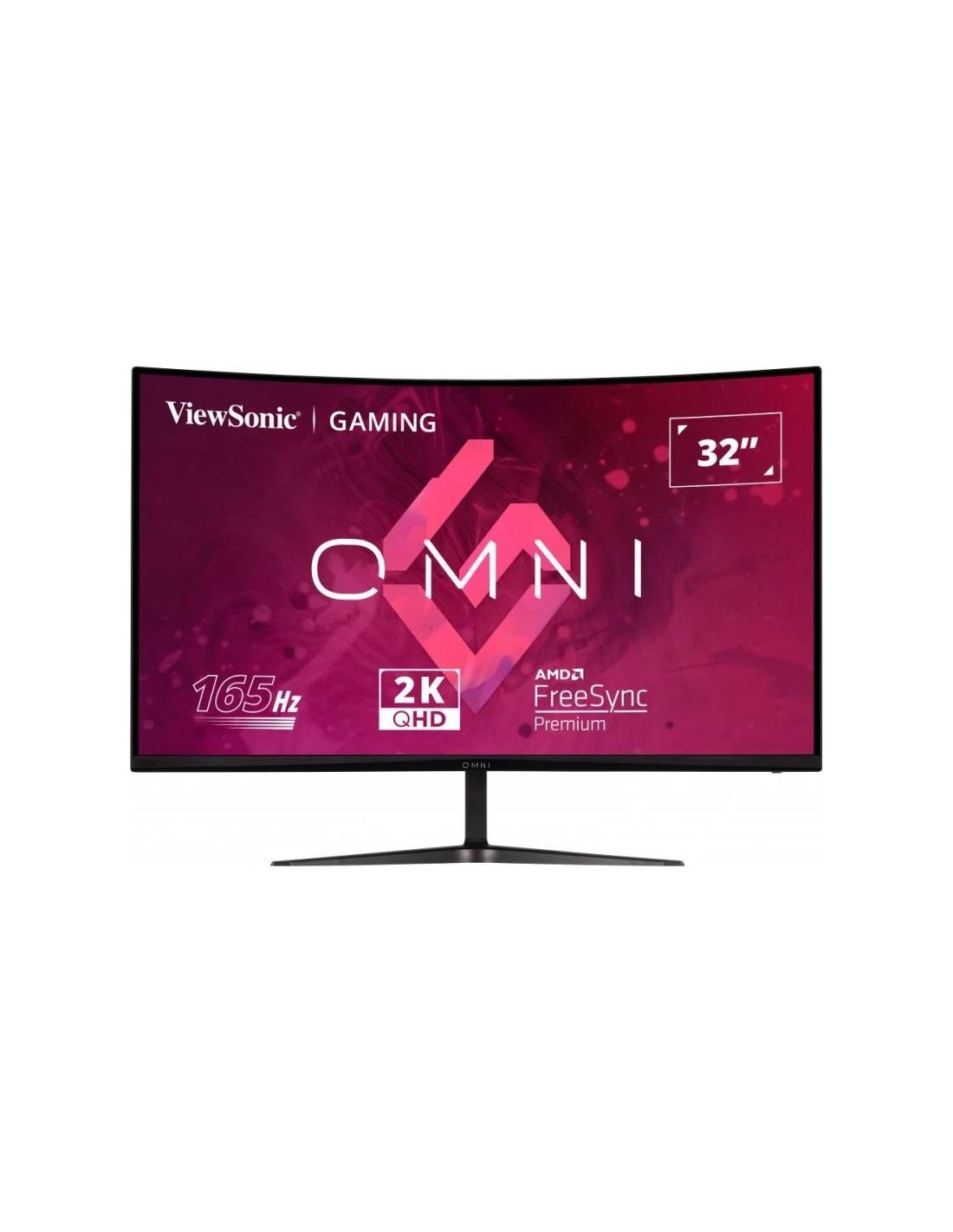 MONITOR GAMING VIEWSONIC 32” 165HZ QHD CURVO MULTIM ERGO HDMI DP 3YR GAR