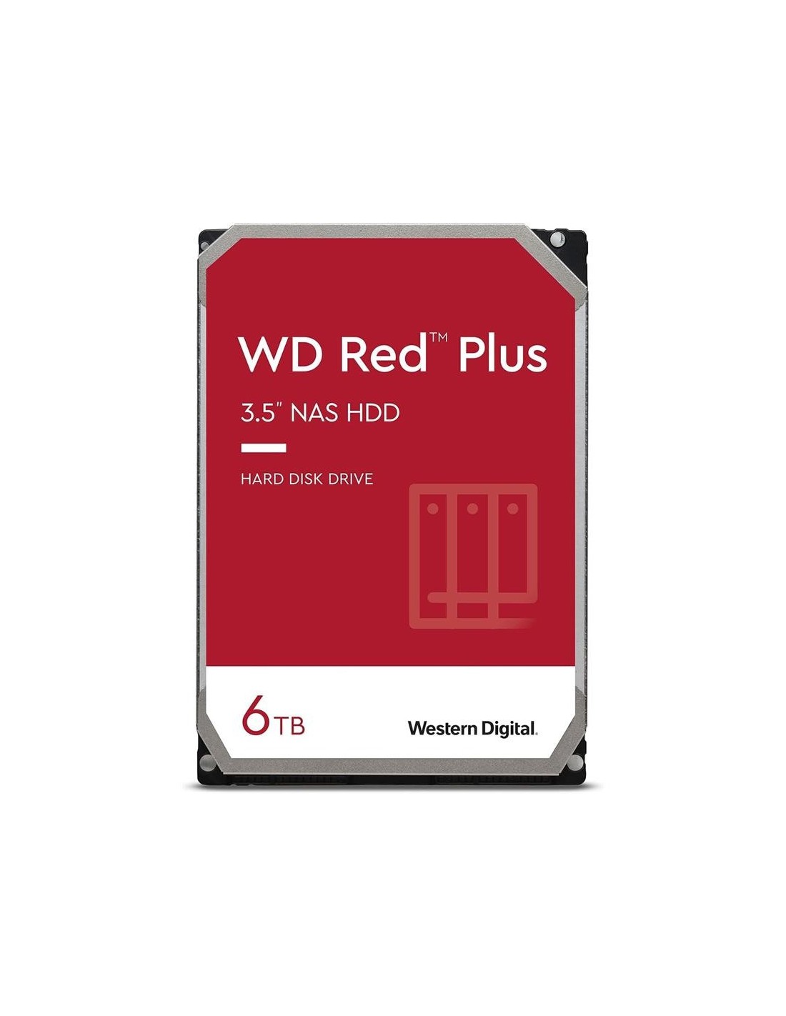 DISCO DURO WESTERN DIGITAL 6TB 3,5 RED PLUS NAS SATA3 256MB