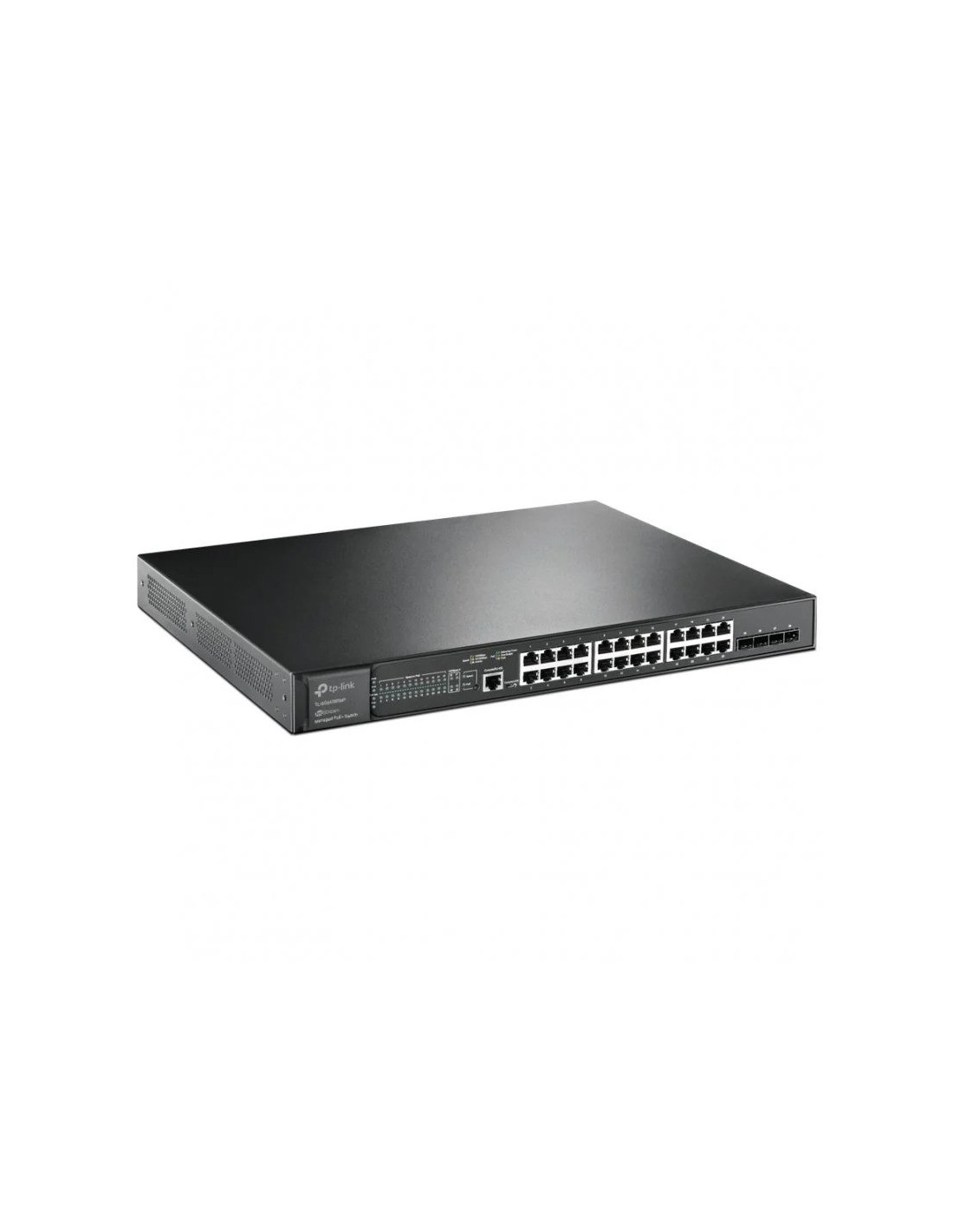 SWITCH TP-LINK 24 PUERTOS GIGABIT POE+ 4 PUERTOS 10GE SFP+ L2+