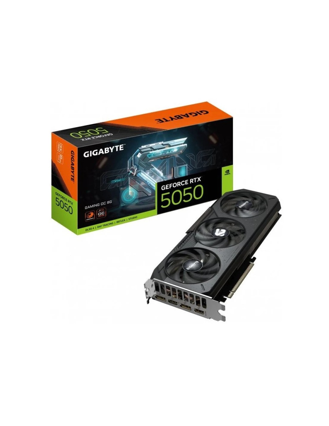 TARJETA DE VIDEO GIGABYTE GAMING NVIDIA RTX5050 8GB OC GDRR6 PCIE 5.0