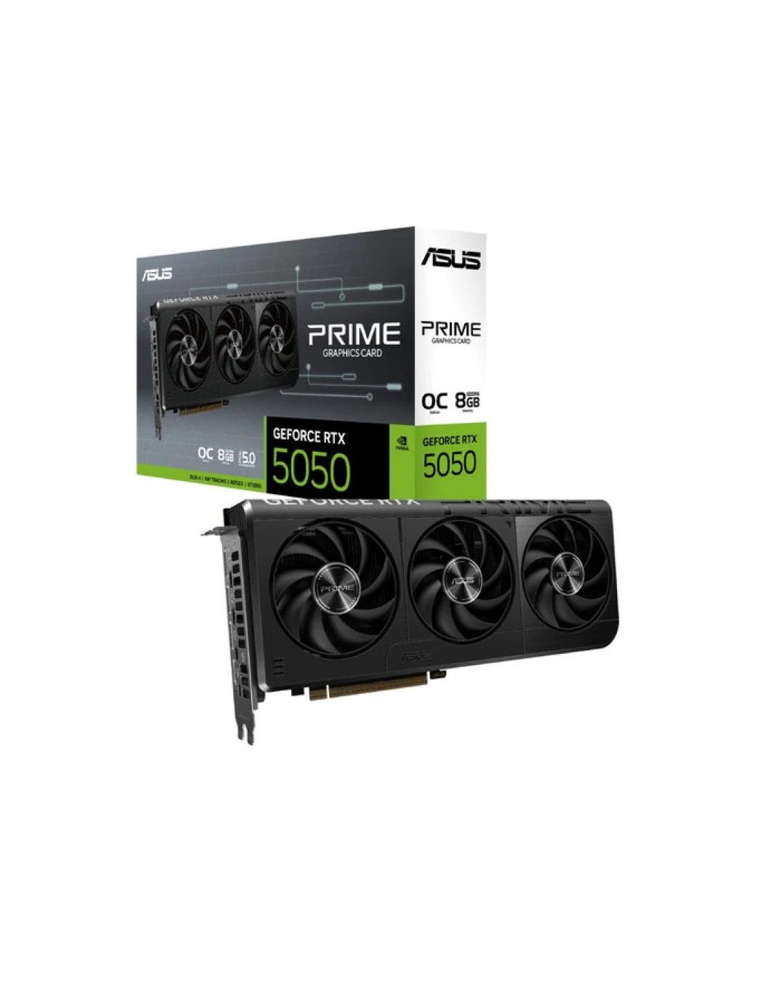TARJETA DE VIDEO ASUS PRIME NVIDIA RTX5050 8GB OC EDITION GDRR6 PCIE 5.0