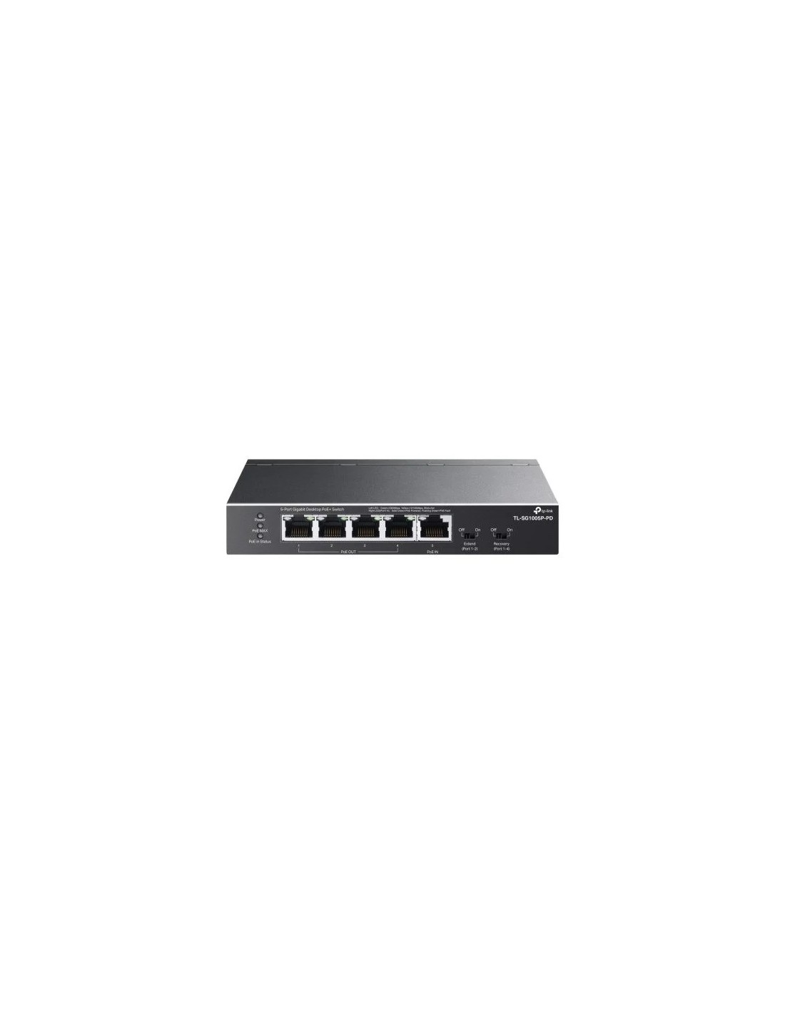 SWITCH TP-LINK ETHERNET 5 PUERTOS GIGABIT POE+