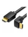 CABLE HDMI 2.0 4K VENTION HDMI/M - HDMI/M 3M ACODADO BLACK