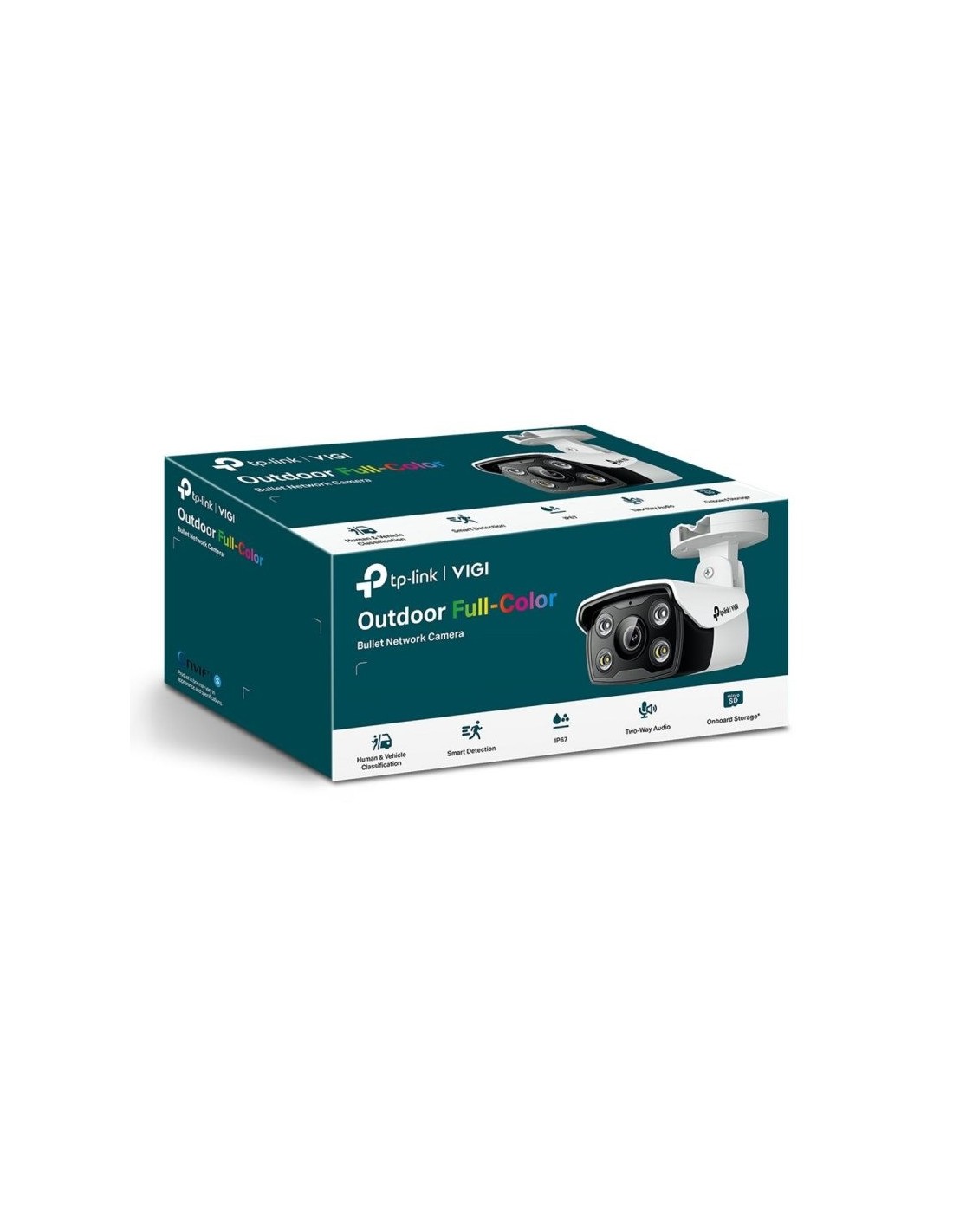 CAMARA IP TP-LINK VIGI BULLET EXTERIOR MICROSD 3MP 2.8MM IR 30M IP67 POE