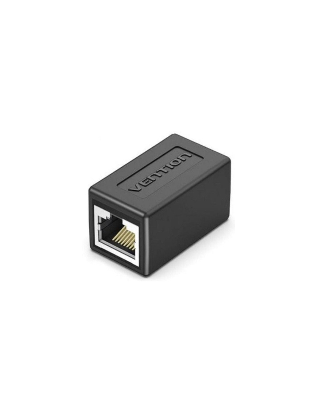 ADAPTADOR VENTION RJ45 CAT.6 FTP HEMBRA - HEMBRA BLACK ( PACK 5UD )