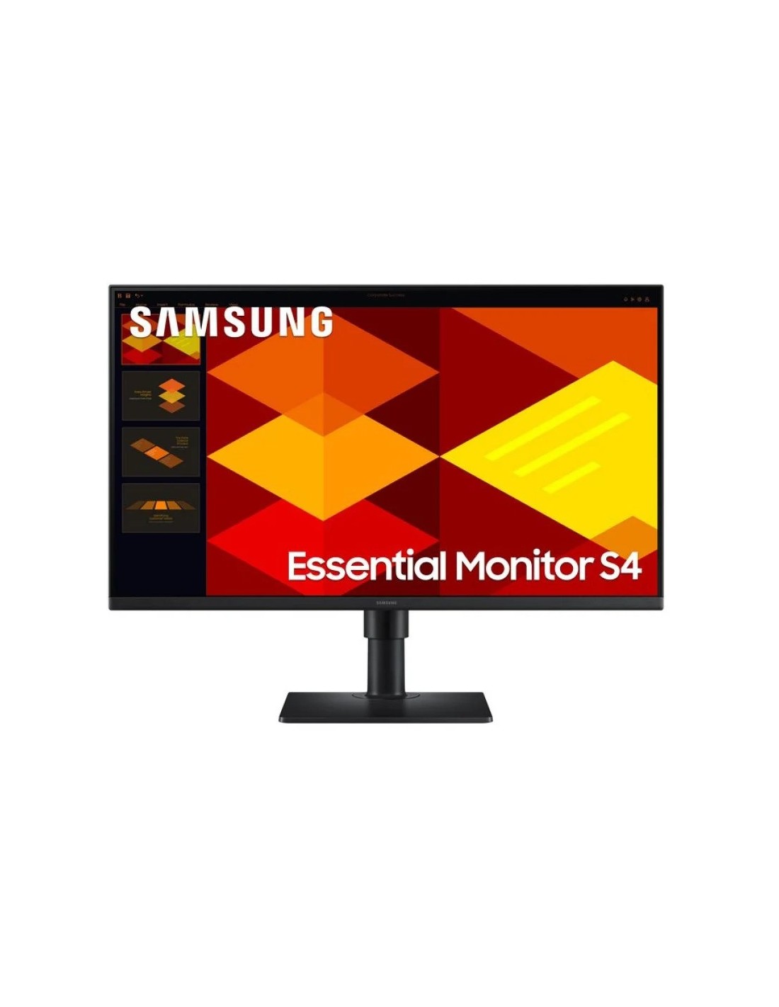MONITOR SAMSUNG ESSENTIAL S4 27 IPS 100HZ ERGONOMICO DP HDMI BLACK