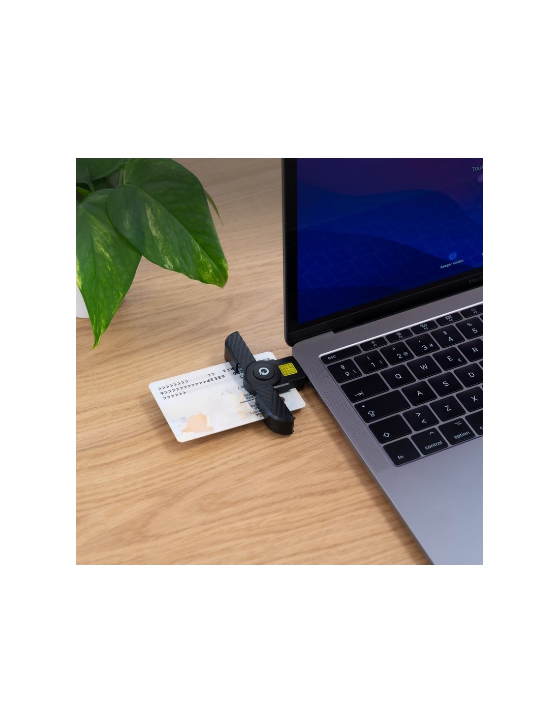 LECTOR DE TARJETAS DNIE TOOQ TQR-3011B DNI USB-C BLACK