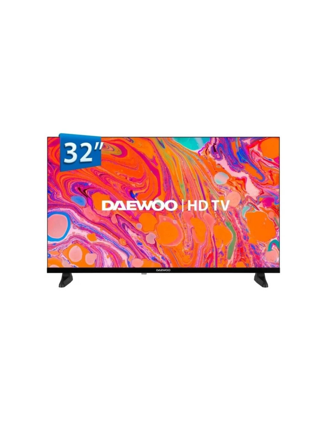 TELEVISOR DAEWOO 32 QLED FHD USB SMART TV WIFI VIDAA BLUETOOTH HOTEL