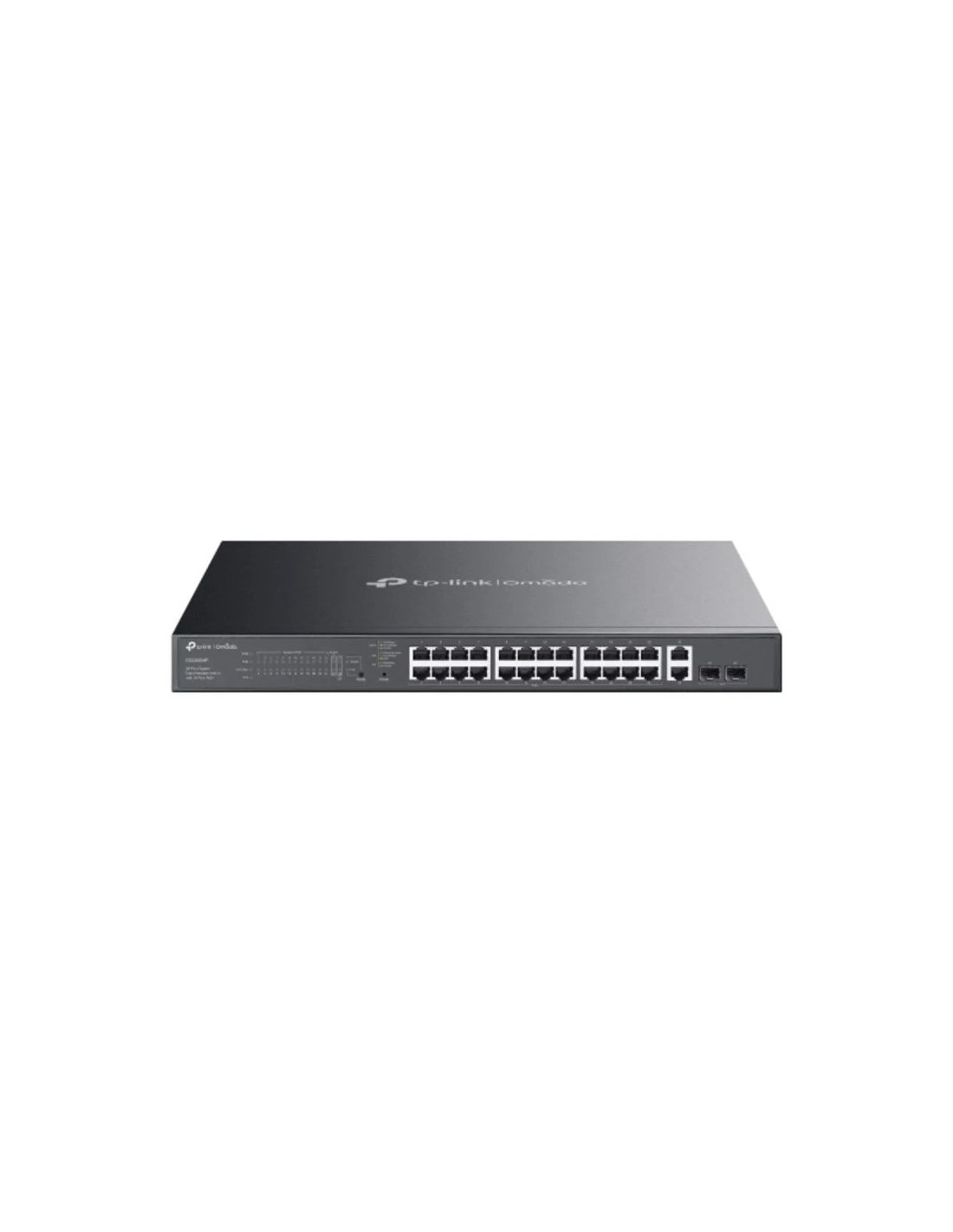 SWITCH TP-LINK GIGABIT 28 PUERTOS 2XSFP SEMIGESTIONABLE POE+