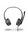 AURICULARES + MICROFONO NGS MSX10PRO JACK 3.5MM BLACK + ADAPTADOR DOBLE JACK