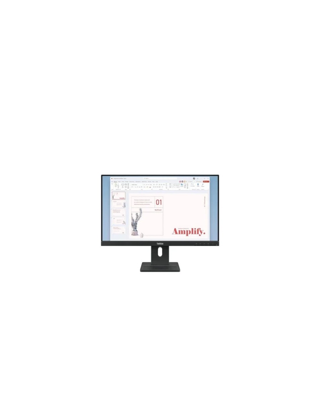 MONITOR LENOVO E24-40 24 IPS 100HZ MULTIMEDIA ERGONOMICO HDMI VGA DP BLACK
