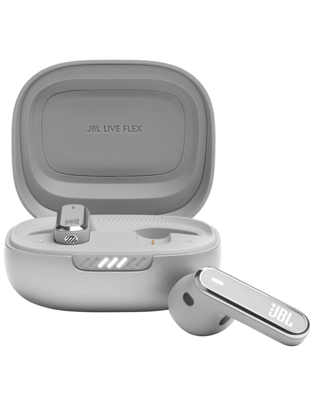 JBL Live Flex Auricular Bluetooth con CancelaciÃ³n de Ruido Plata
