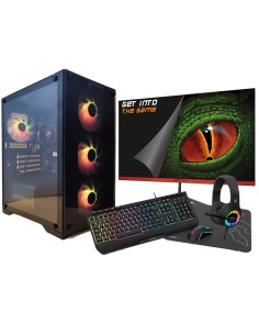 Zone Evil AMD Ryzen 5 4650G/32GB/2 Tb NVMe/Windwos 11 Monitor 24 Teclado raton auriculares y alfombriila Ordenador GamingPC