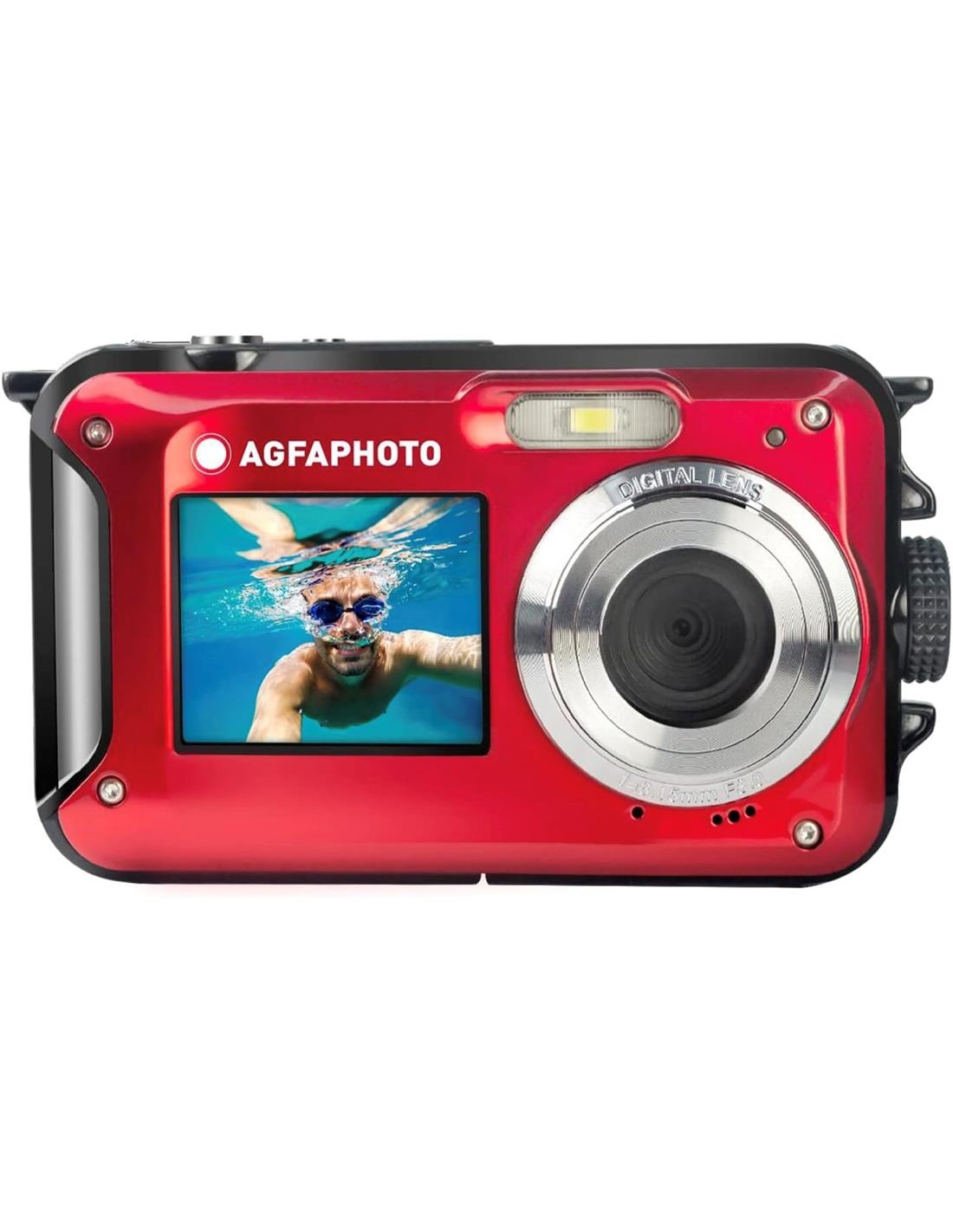AGFA Realishot WP8000 Cámara sumergible Rojo + Regalo funda