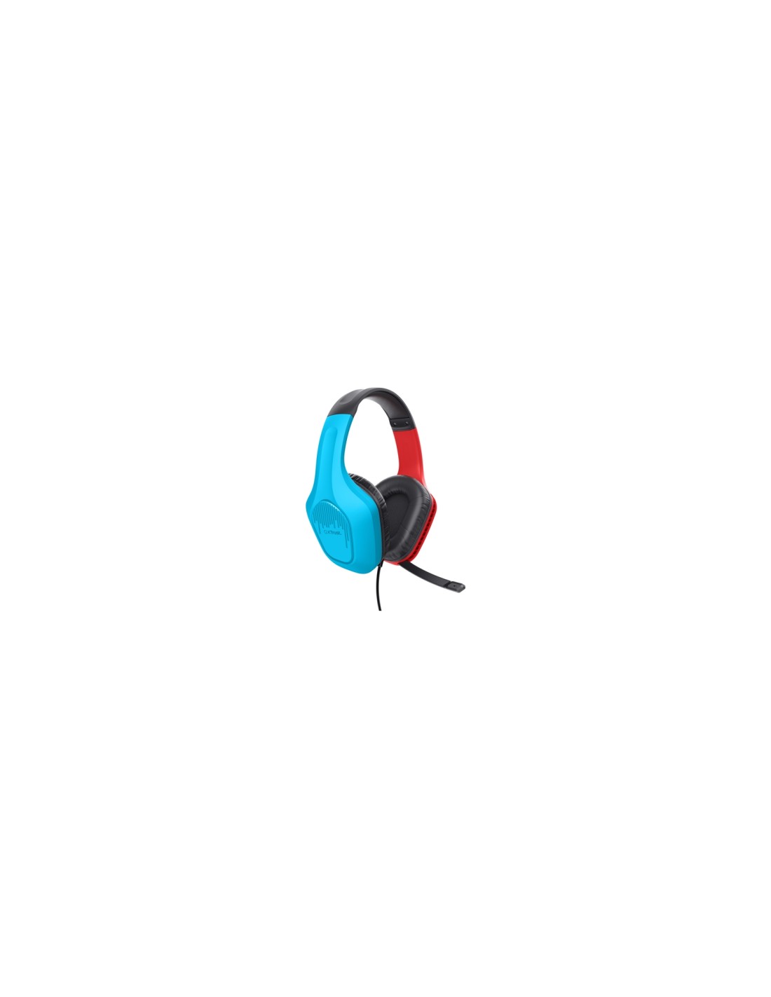 Trust GXT 416S Zirox Auriculares AlÃ¡mbrico Diadema Juego Negro, Cian, Rojo