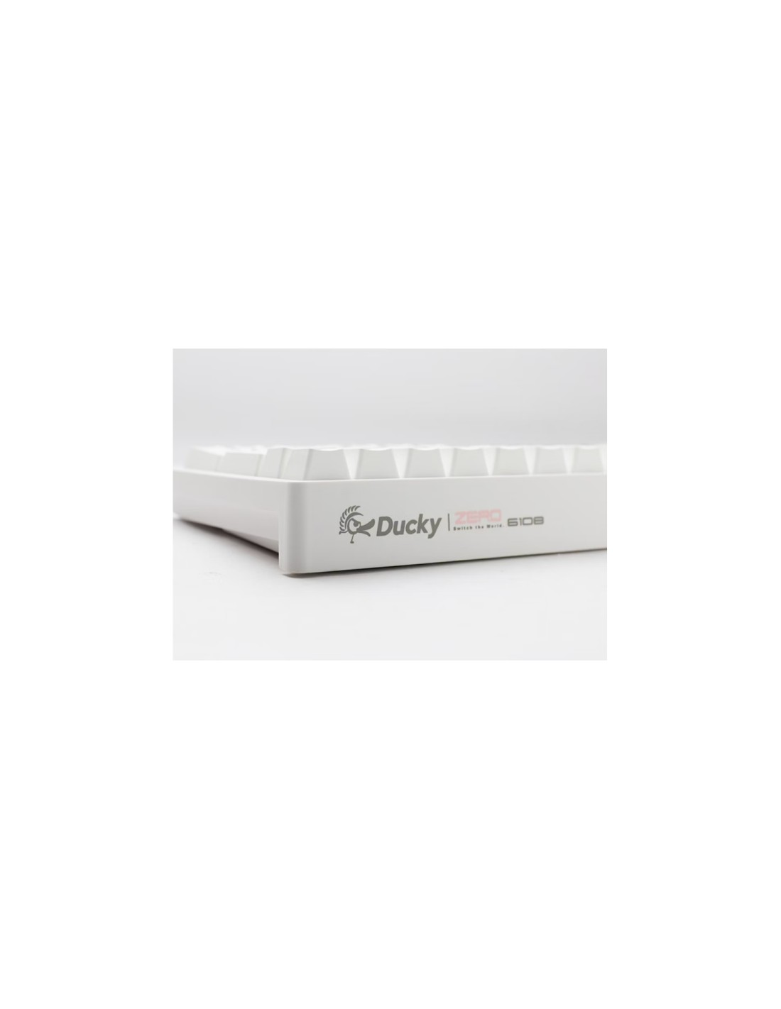 Ducky Zero 6108 100% Pure White RGB Tri-Mode Connect MX2A-Silver (ES)