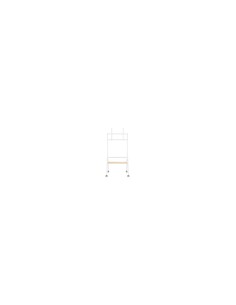 AISENS Soporte de suelo eco con rueda, 1 bandeja para pantalla 2