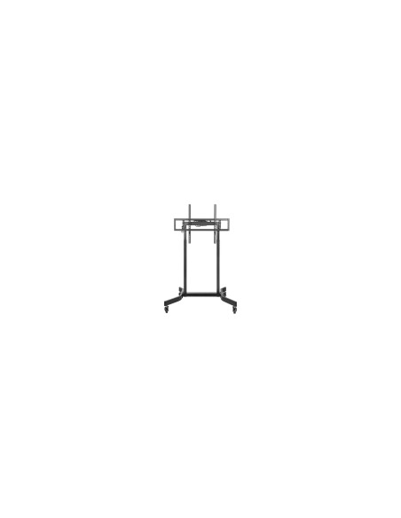 AISENS Soporte de suelo motorizado pro con ruedas para monitor/TV